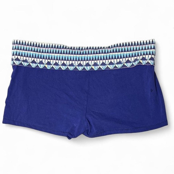 purple tribal print Mossimo Foldover mini shorts (reworked/upcycled) - Picture 5 of 6